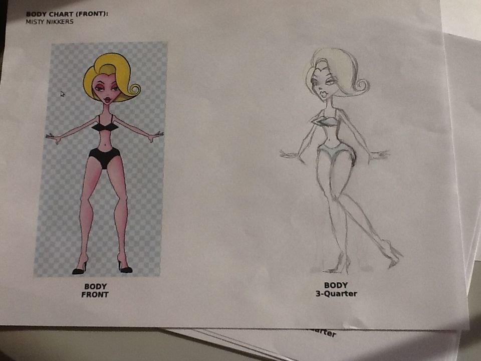 Sketch Misty's rotation rough sketches