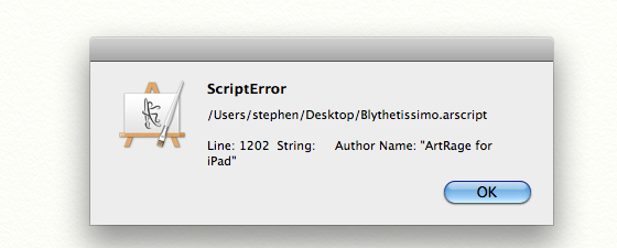 error001 Second "Author Name" Error