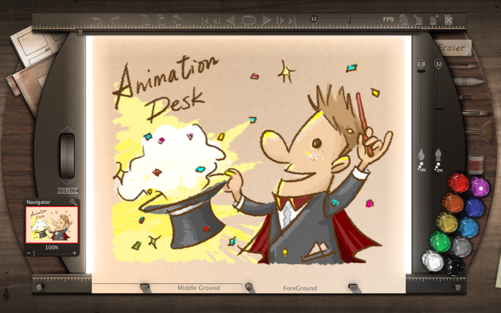 Animation Desk desktop version