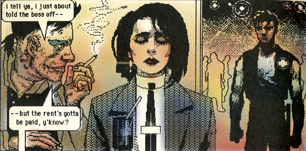 Digital comic made with MacPaint Shatter was the first comic book that was 100% digital.It's a great example of what something made in MacPaint looked like. The low-fi quality looks sexier now than it did almost 30 years ago. Image courtesy of Computer History Museum