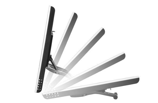 The MSP19U+'s slender side view