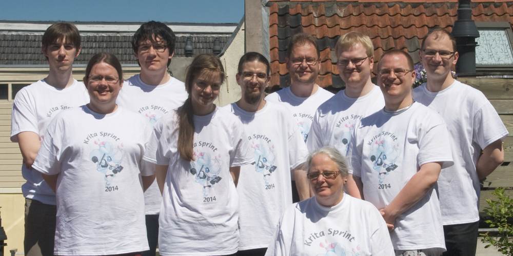 Krita's 2014 Sprint Team. (courtesy of the Krita Foundation)